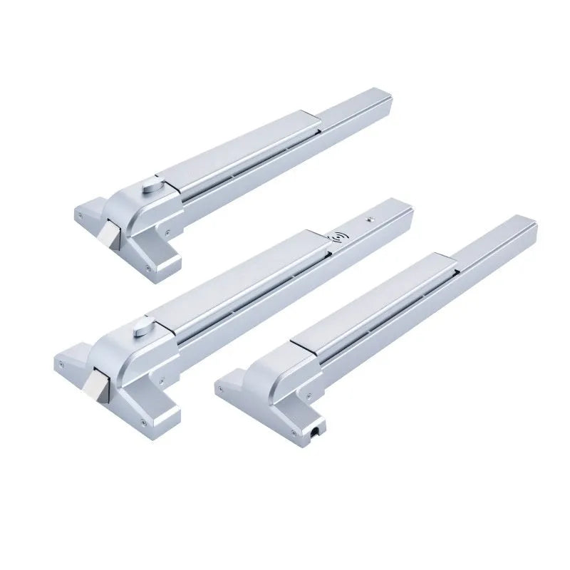 Stainless steel fire safety push lock with external handle for 65cm baked paint doors