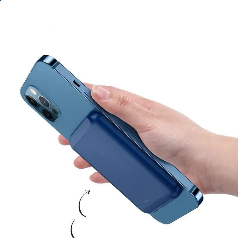 Son magnetic wireless power bank 5000mAh in colour options black blue green pink white