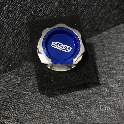 Aluminium alloy oil filter cap for Honda vehicles in multiple colour options