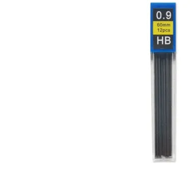 Metal automatic pencil in standard colour with push-button top, HB lead options 0.3 to 0.9mm, for school writing