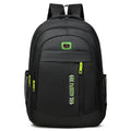 20-35 litre black Oxford cloth backpack with air pillow straps for business travel
