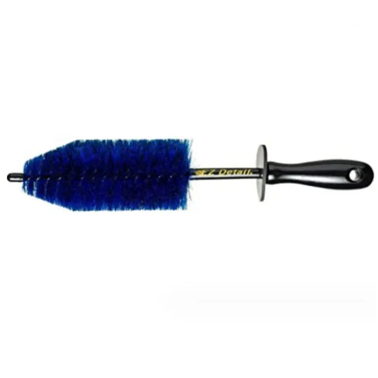 Blue engine silo hub cleaning brush with plastic PP line coated steel wire in three sizes