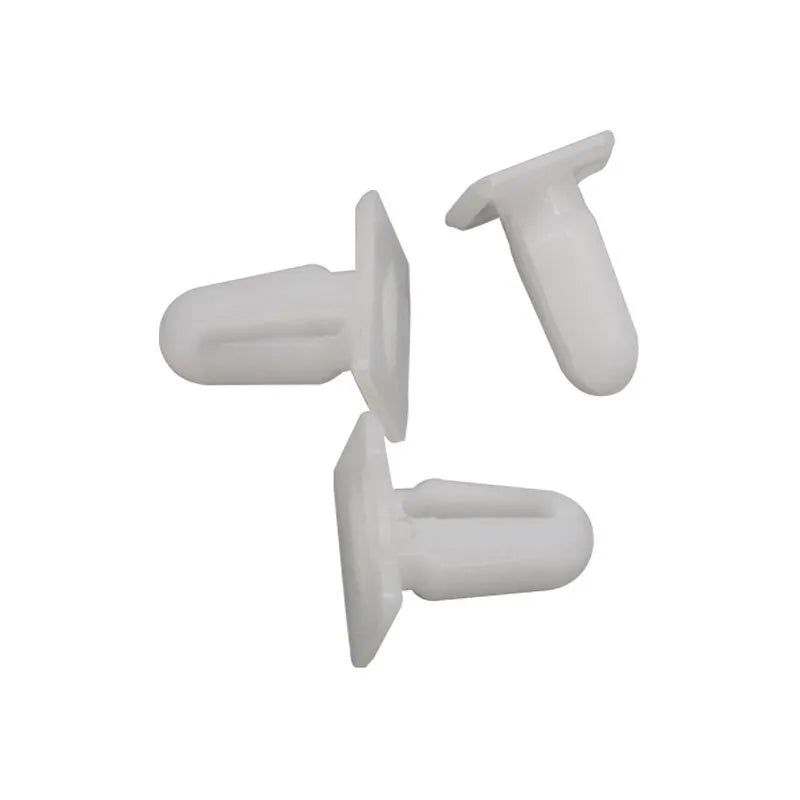Black D318 style automotive plastic clips and buckles, pack of 60 pieces for vehicle trim repair.