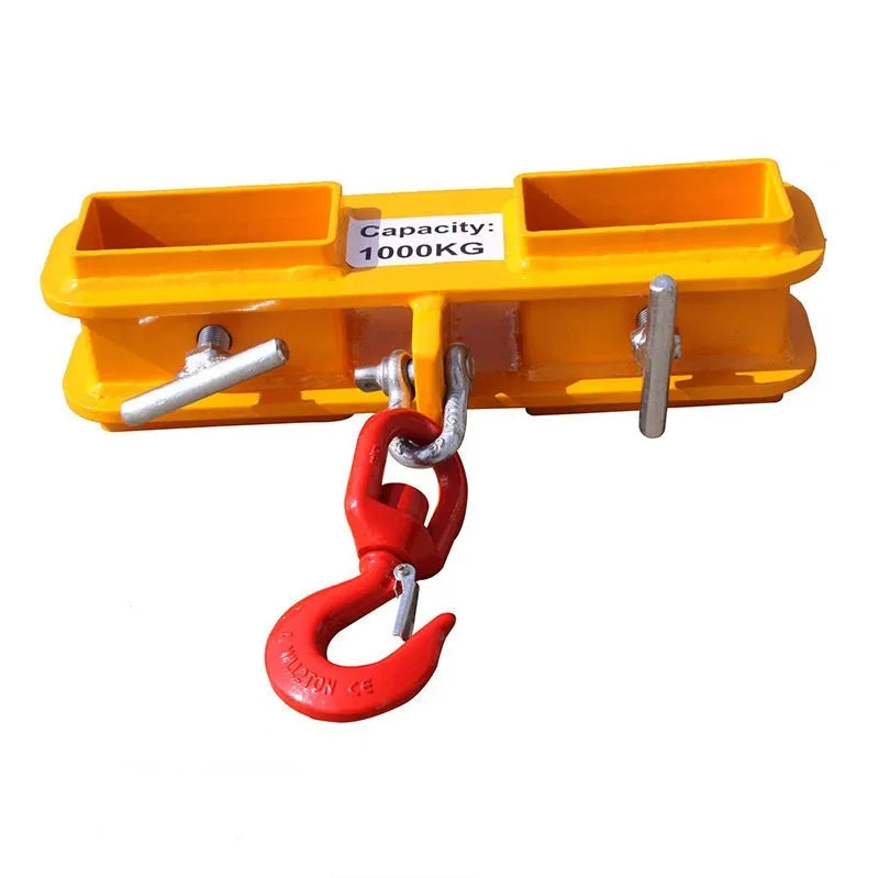 MK forklift crane hook with rotatable drum and safety lock, made from iron for 500kg capacity