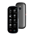 Black simultaneous interpretation translator device with lanyard for business meetings