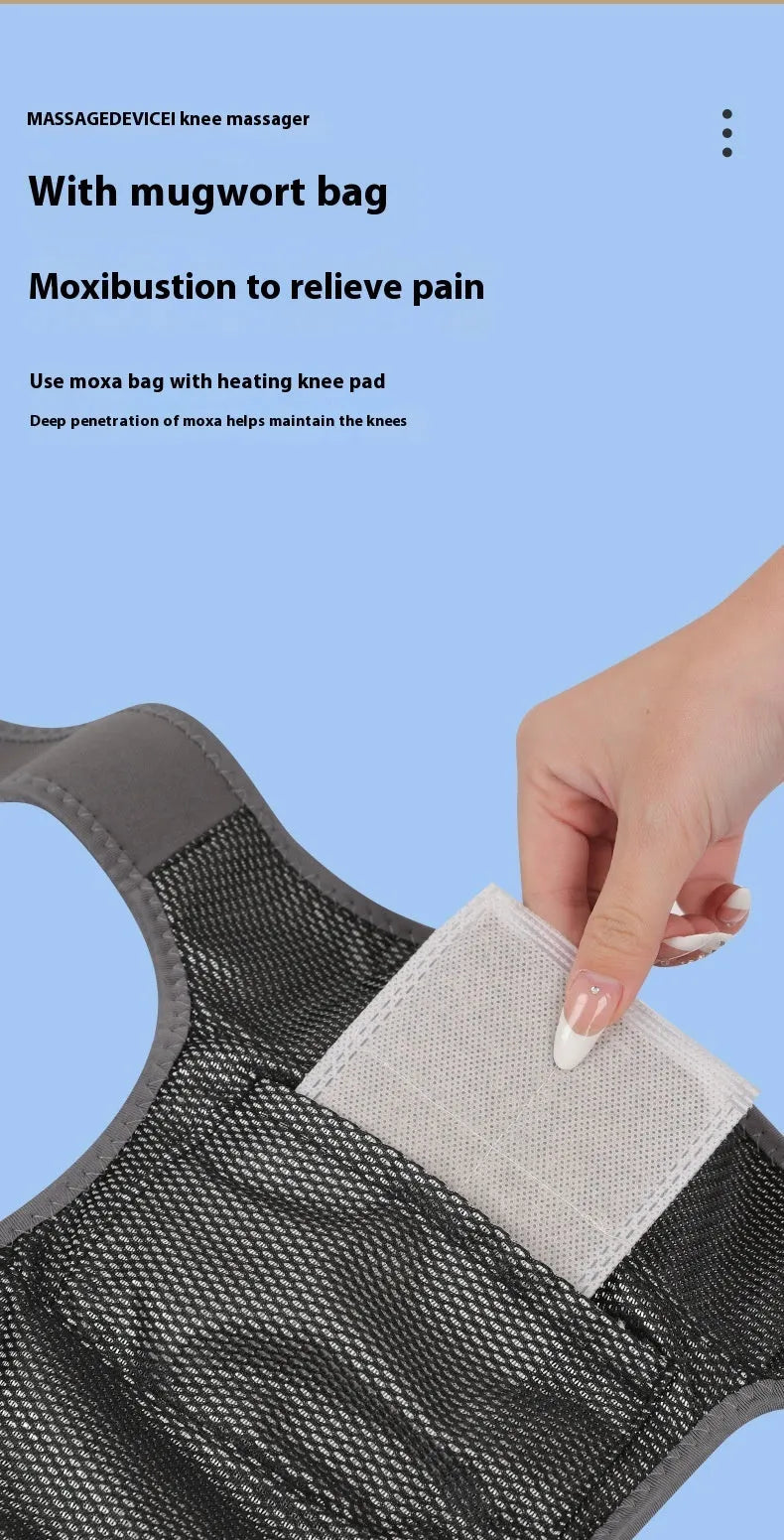Rechargeable hand massage instrument with Type-C charging port and cloth construction for wrist ankle knee therapy