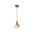Modern simplicity bedroom bedside pendant lamp with 12cm diameter and LED warm light