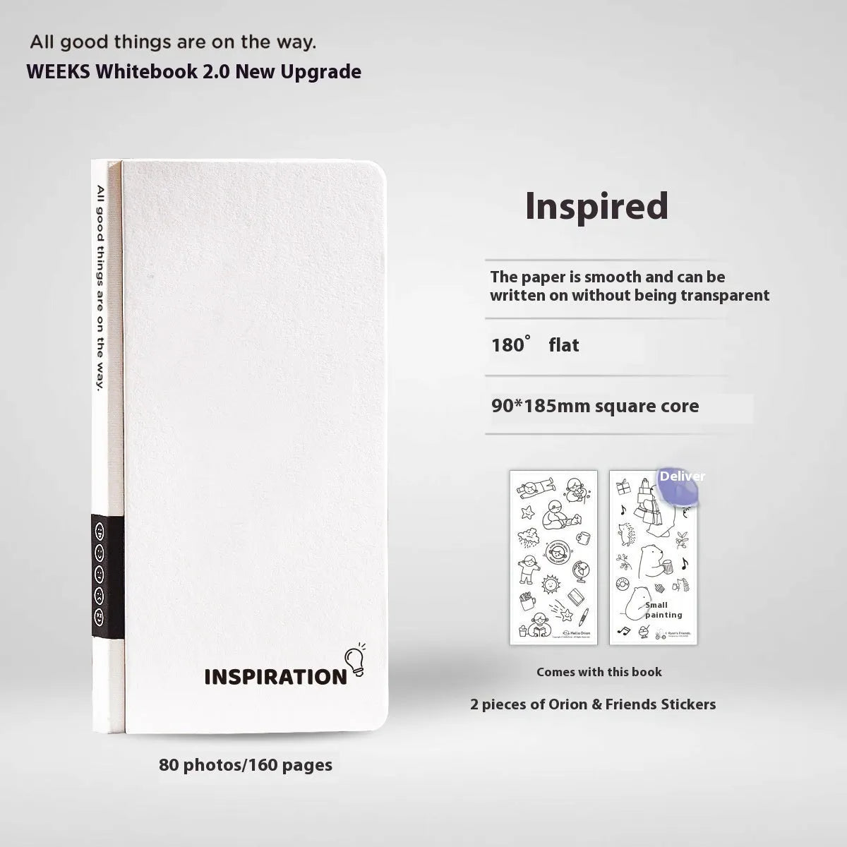 Children's simple style mesh notebook with paper cover in eight colour options including stickers