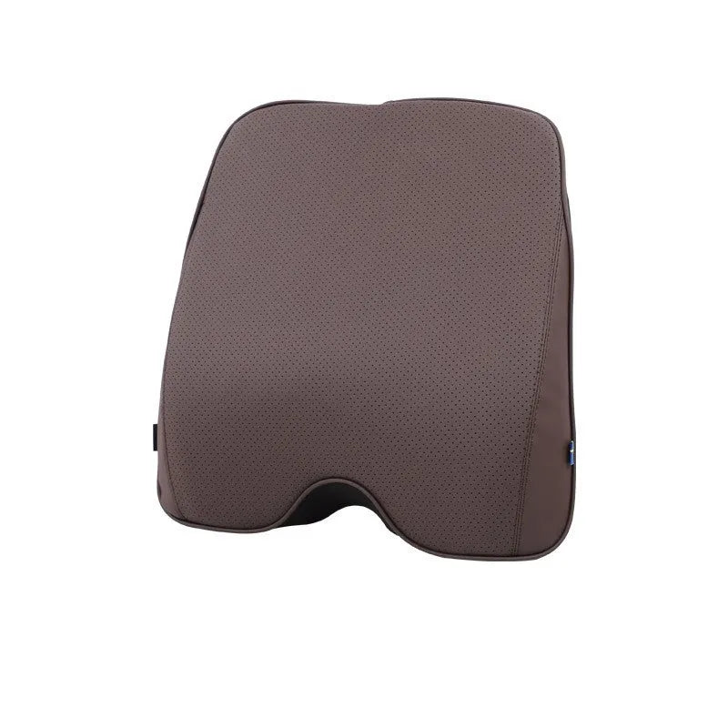 Volvo car seat headrest, neck pillow and lumbar support cushions in minimalist style with synthetic fibre filling