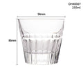 Thick bottom crystal whiskey shot glass in one of 11 colour options, 301-400ml capacity.