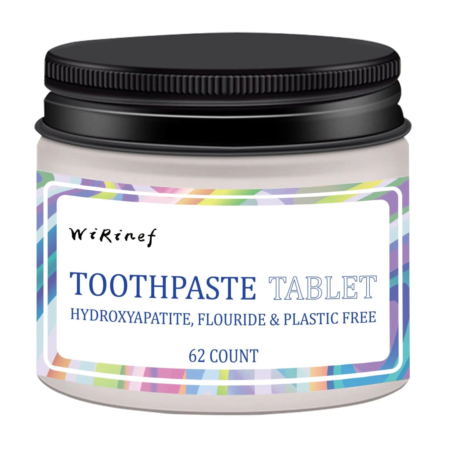 Portable solid toothpaste tablets in TP19 colour, 62 pieces per pack