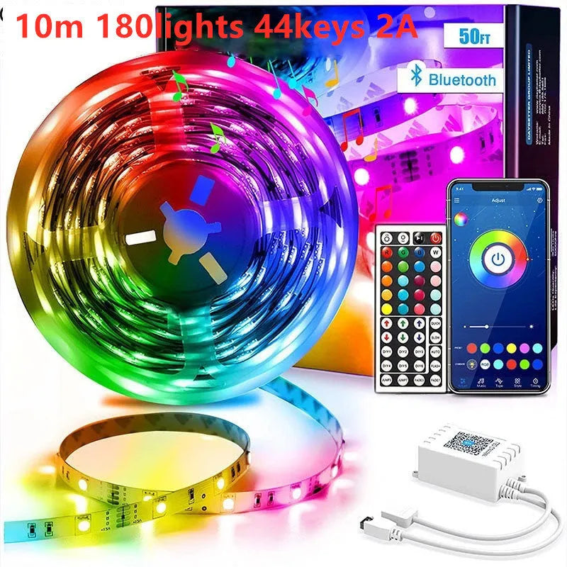 LED5050RGB44 Bluetooth smart light bar with remote control and waterproof epoxy coating
