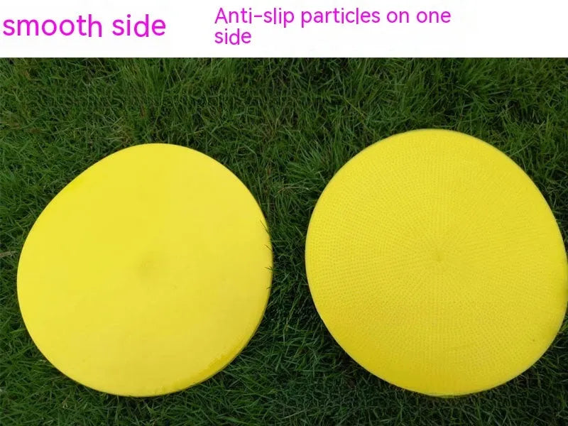 23cm diameter TPE football training marker disc in bright colours for field practice