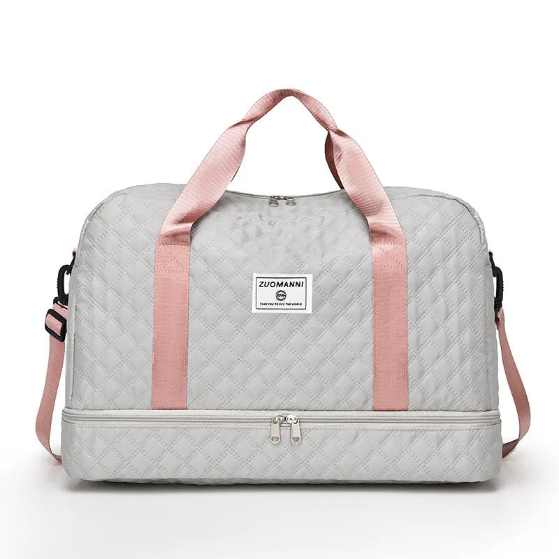 Large capacity Oxford cloth travel bag in multiple colour options with 36-55L storage space
