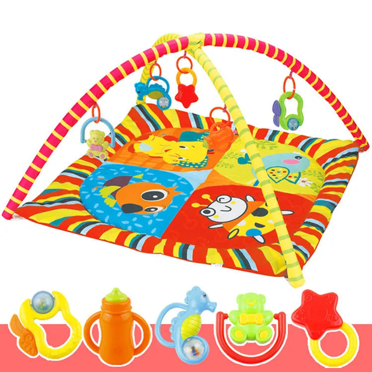 Velvet baby gymnastic game blanket crawling carpet for teenagers with animal designs
