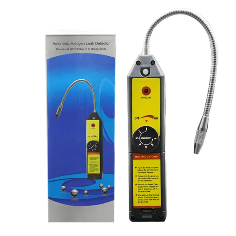 WJL-6000 halogen electronic leak detector with 20cm probe for automotive air conditioning refrigerant detection