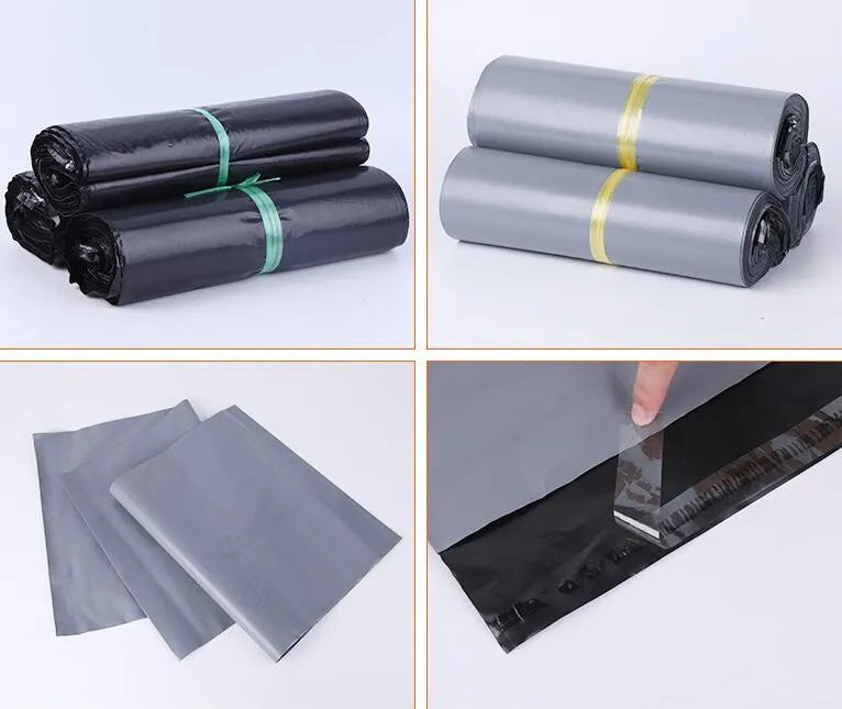 PE courier clothing bag with sticker seal in multiple sizes and colours