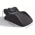 Stomach sleeper pillow for prone positioning shown in blue, dark grey, green, and light grey colour options.