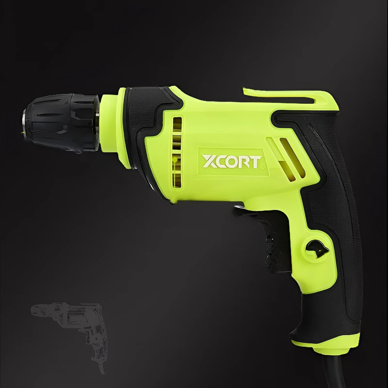 450W pistol grip electric drill power tool with multi-speed control for wood and metal drilling