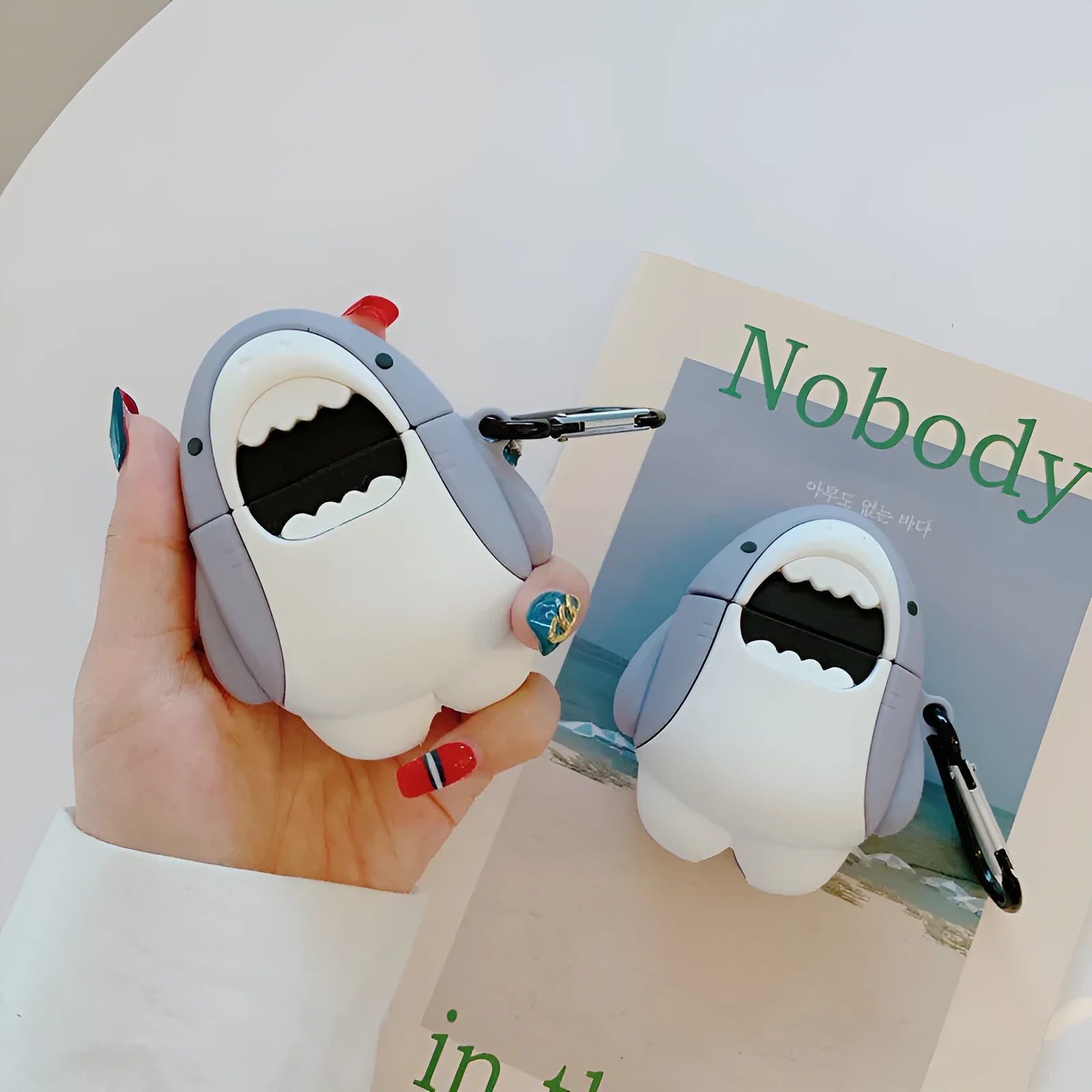 Soft silicone protective cover for Apple AirPods 1, 2, Pro, and 3rd generation wireless earbud cases.