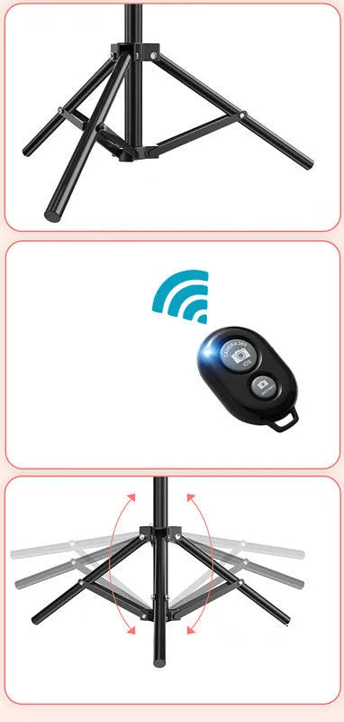 10-inch smartphone ring fill light with metal mounting bracket for photography