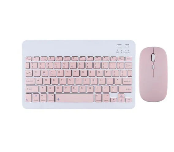 Bluetooth keyboard for tablets and PCs in various colours including white, green, and pink