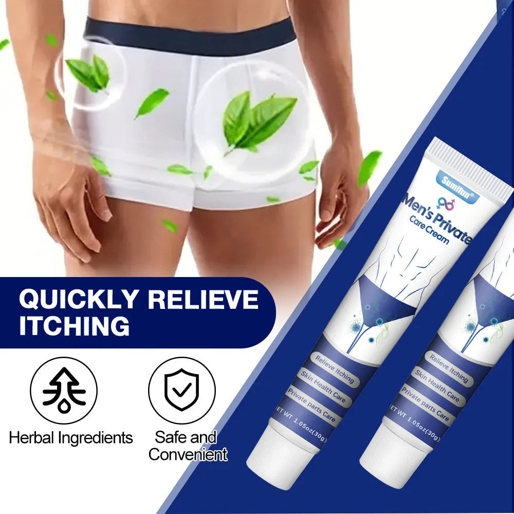Pruritus vulvae cream 20g tube for male genital itch relief, soothing ointment