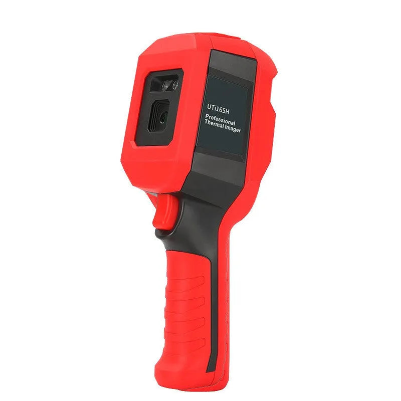 UTi260B handheld infrared thermal imager with display screen showing thermal image