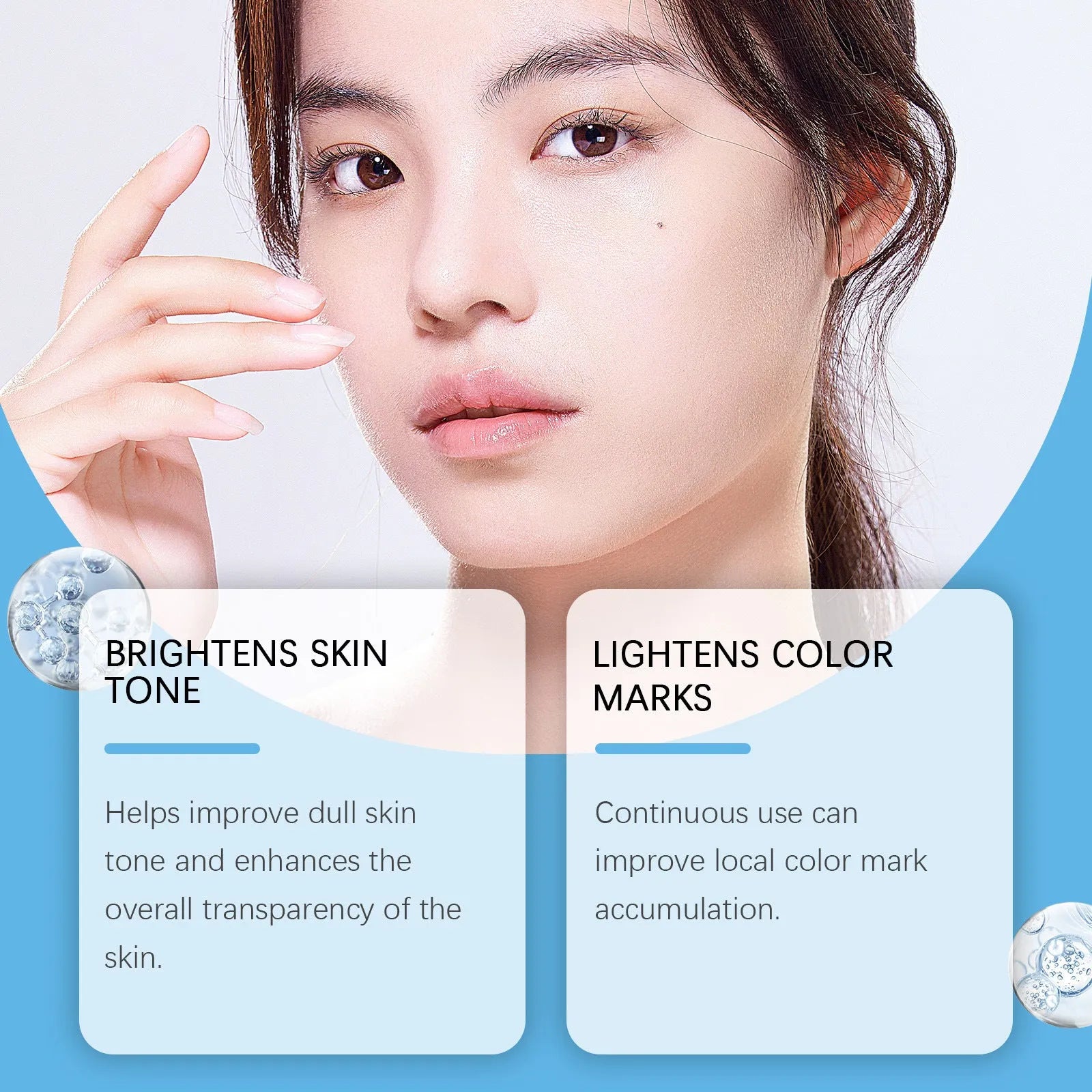 30g tube of dark spot corrector cream with vitamin C and niacinamide for hyperpigmentation