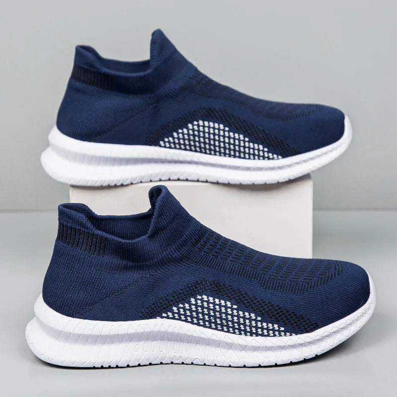 Popcorn Flyknit casual sneaker in fabric with viscose sole, low-top design with round toe