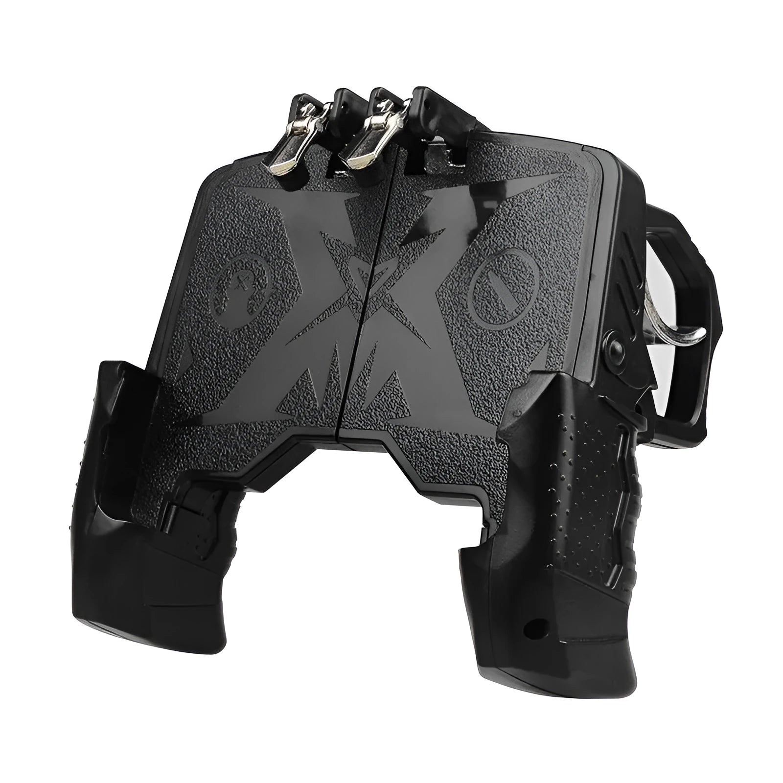Eating Chicken Artifact mobile phone plug-in gamepad in black or brown black.