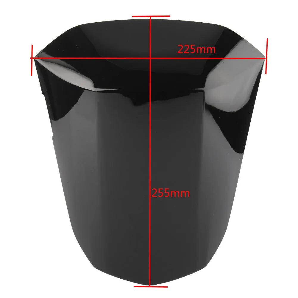 Suzuki GSXR1000 motorcycle rear cowl seat cover in ABS plastic, shown in available colours.