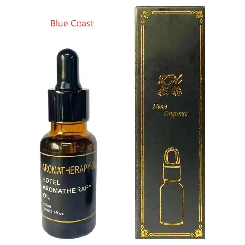 Set of ten small 20ml bottles of girls' perfume aromatherapy essential oil in various fragrances for household use.