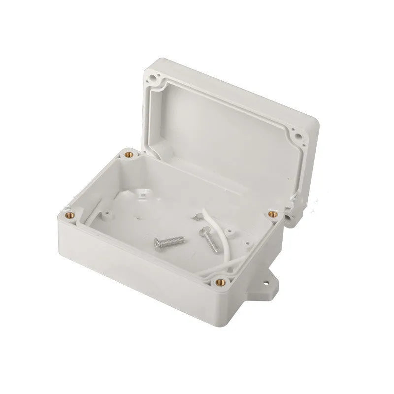 F4B-1 model black ABS plastic waterproof instrument box with dimensions 100mm by 68mm by 40mm.