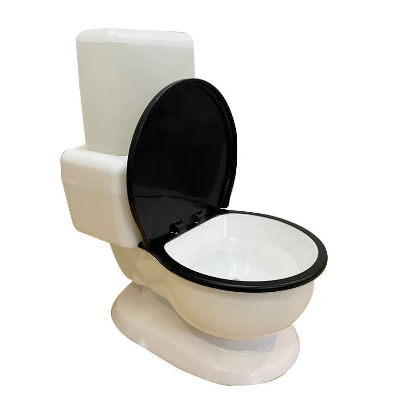 White plastic cat water fountain with automatic flow, non-electric gravity design for indoor pets