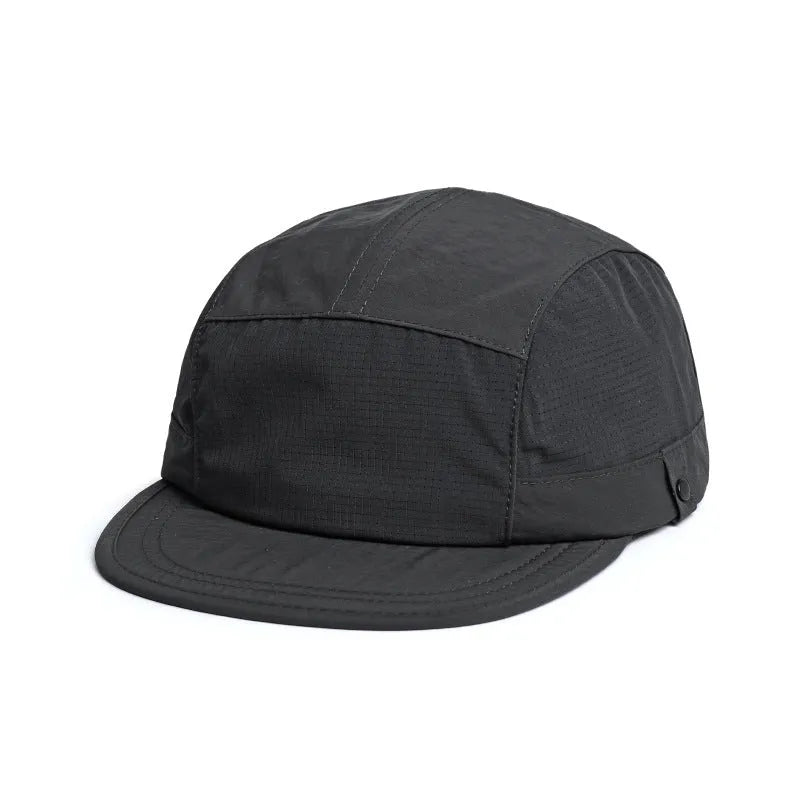 Breathable dome crown sun hat in polyester fabric with soft tongue design