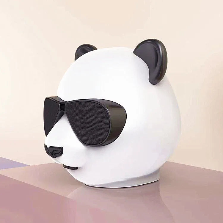 Classic style portable mini Bluetooth speaker with USB port and control buttons.