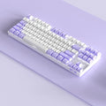 Wireless Bluetooth mechanical keyboard with metal construction and backlight illumination