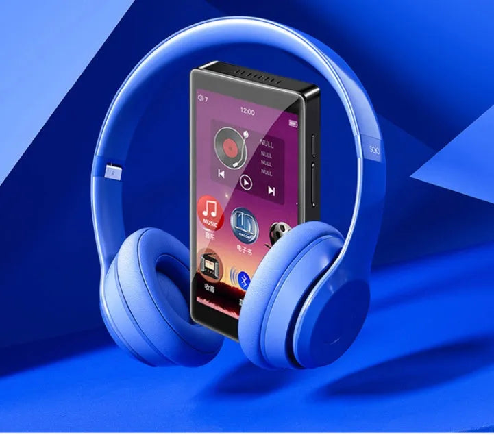 Ruizu H1 black 4-inch touchscreen MP3 MP4 player with Bluetooth.