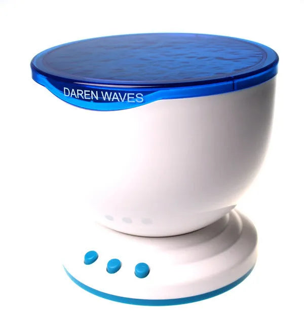 Blue ocean theme LED projection lamp with DLP correction for 2D visuals.
