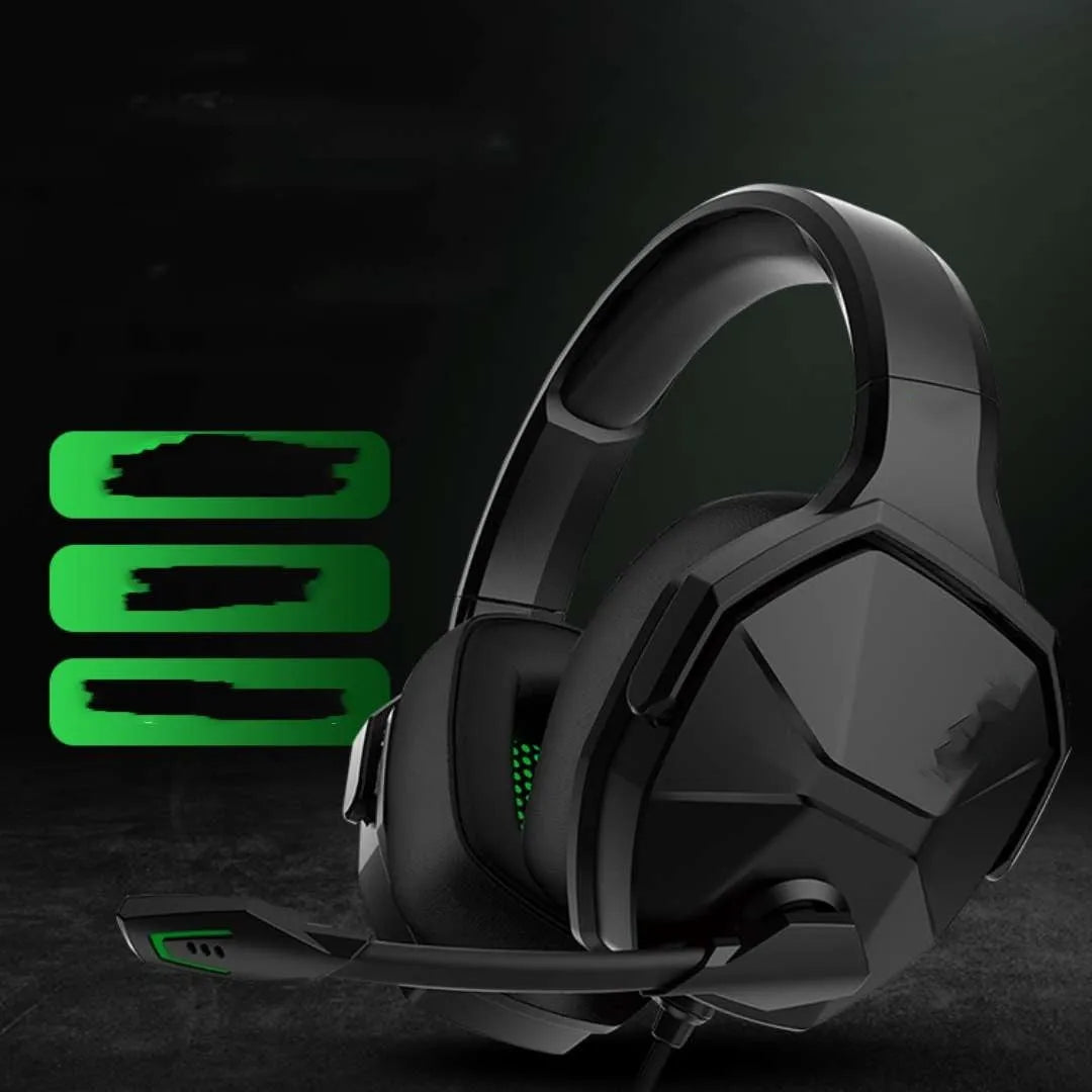V13PRO 7.1 channel wired USB gaming headphones with plastic ear cups and headband in pink colour