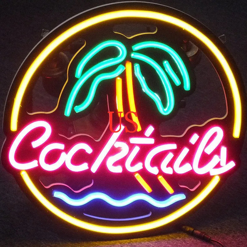 LED coffee neon billboard advertising light with PVC construction for commercial interior decoration