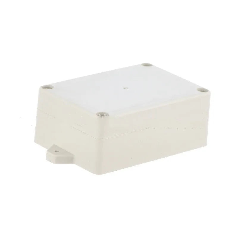 F4B-1 model black ABS plastic waterproof instrument box with dimensions 100mm by 68mm by 40mm.
