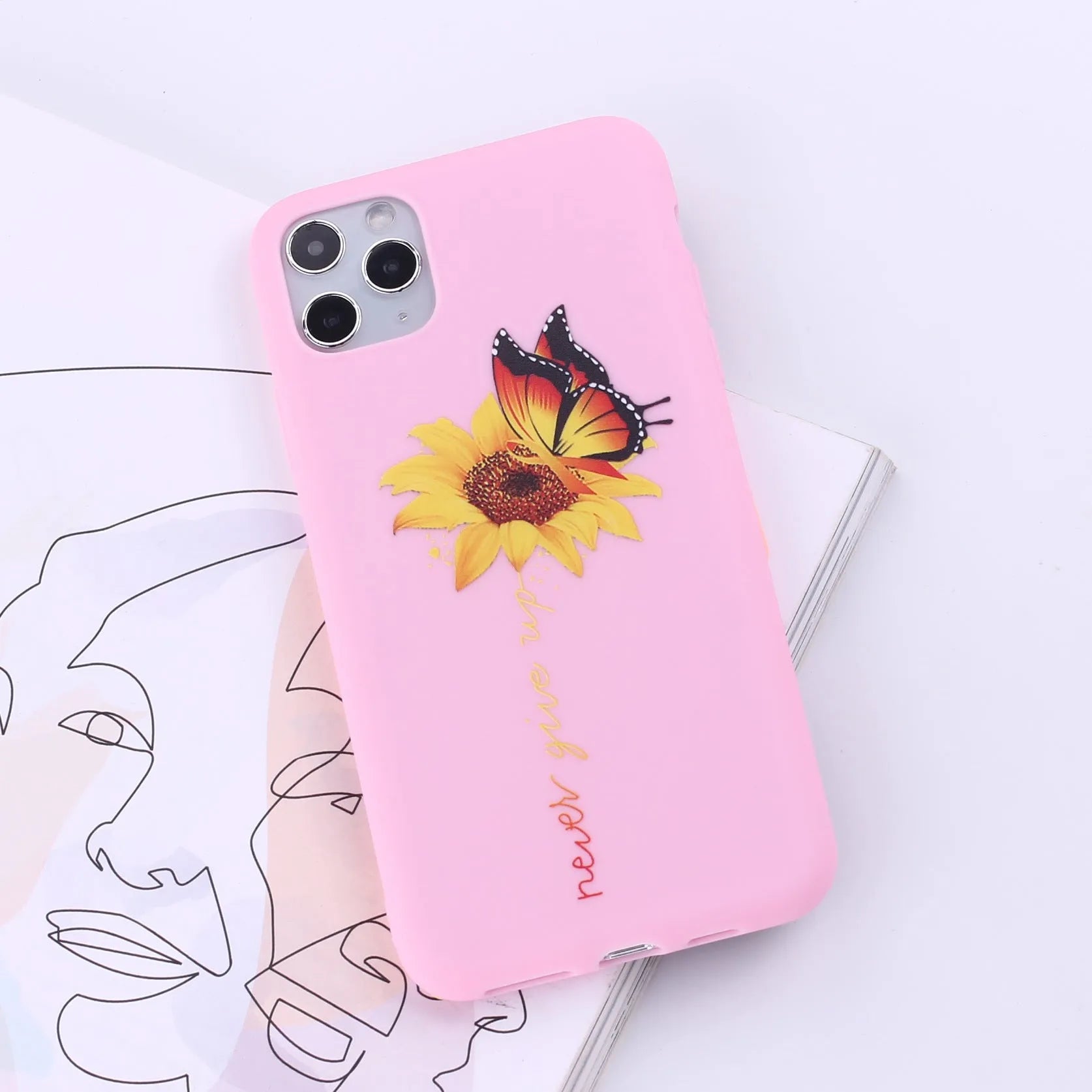 TPU mobile phone back cover case for Apple iPhone in one of 14 colour options.