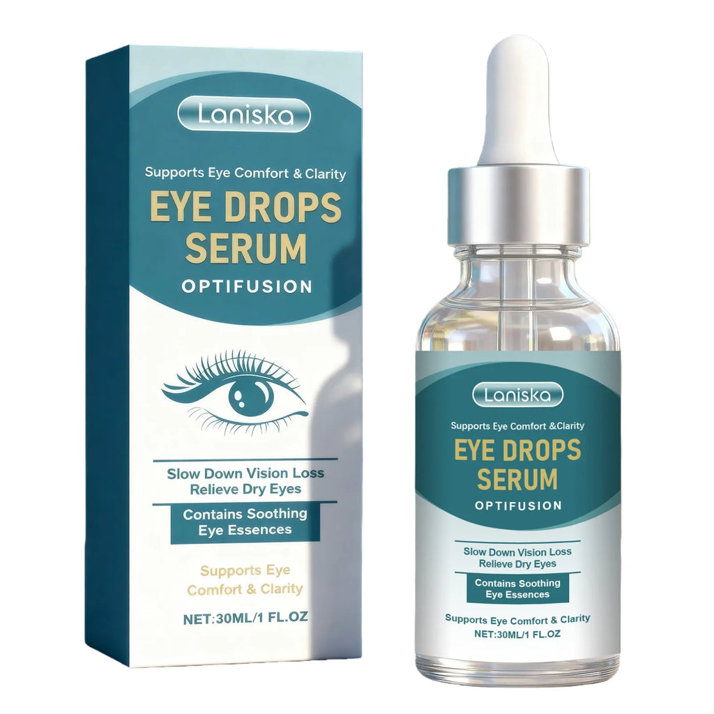 Eye Soothing Solution eye essence 30ml bottle with ingredients: vitamin C, E and lutein