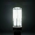 E26 E27 25W aluminium LED corn lamp showing dimensions and warm white or white light options