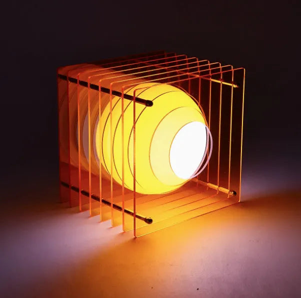DIY moon light acrylic melaleuca lamp with LED, rechargeable, 16 colour conversion, remote control