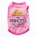 Breathable cotton summer vest for dogs in multiple colours and sizes