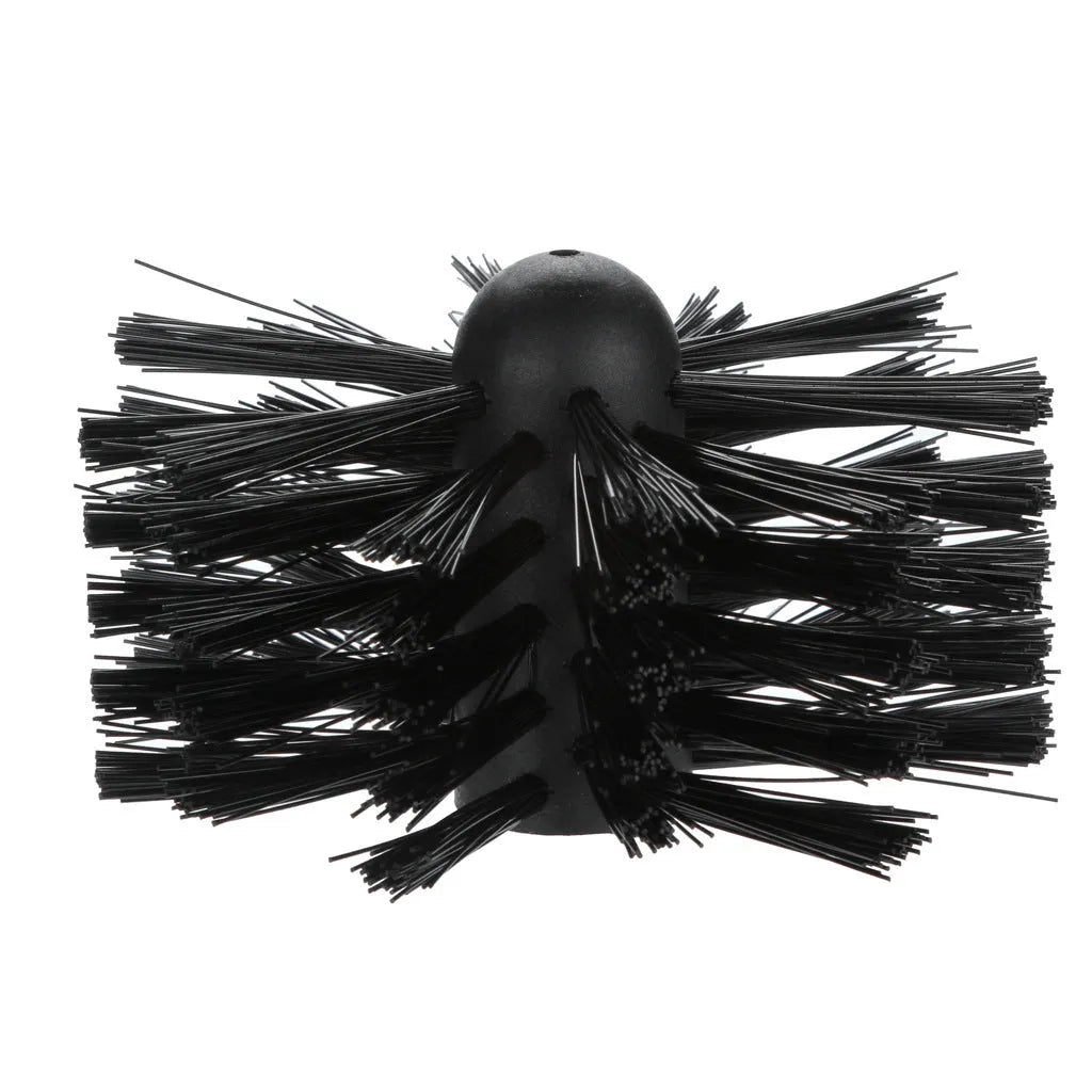 Flexible 600mm long chimney cleaning brush with nylon bristles for dryer and range hood pipes