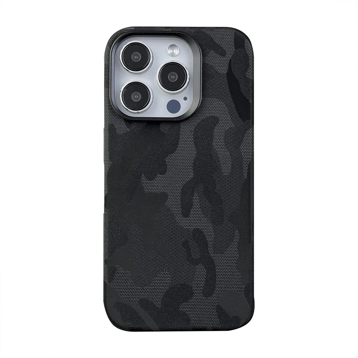 Imitation leather magnetic phone case for iPhone with anti-fingerprint surface in Emma Orange colour